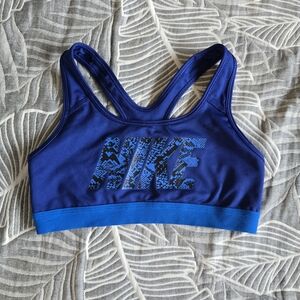 Nike Blue Racerback Swim Top